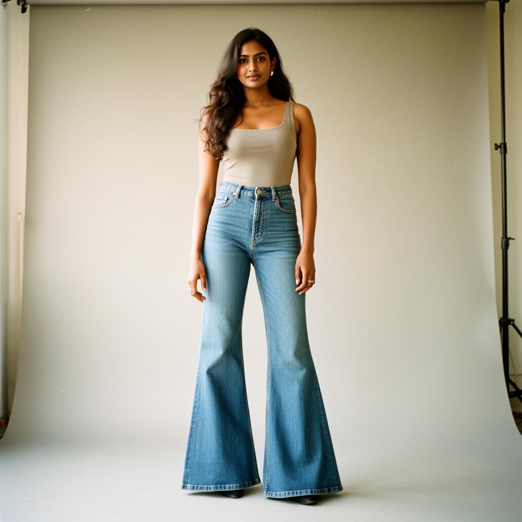 High-Rise Flare Jean